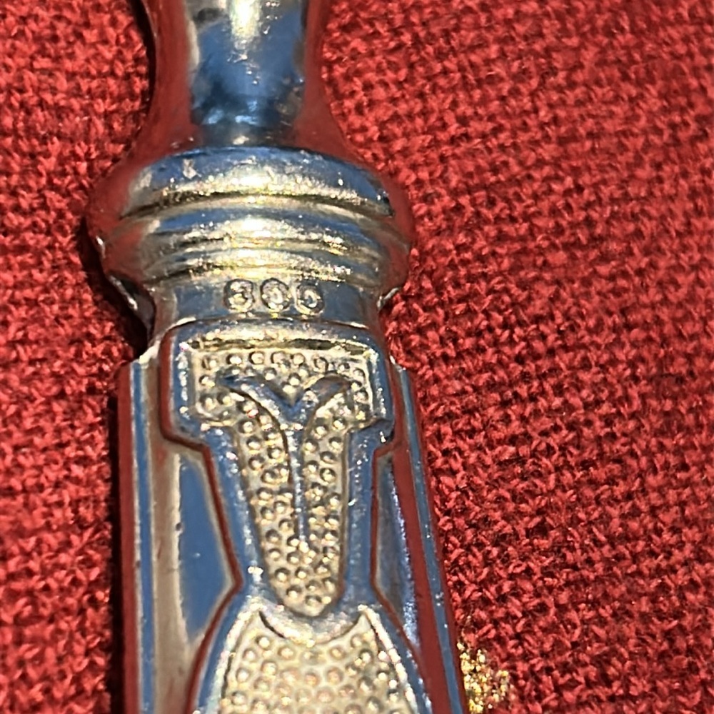 Silver Cake/Pie Server - Decorative Handle - Picture 6 of 8
